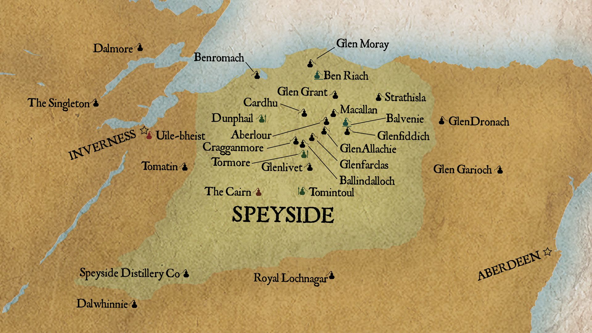 Scotch Whisky Distillery Map: Discover the Hidden Gems and Legendary Distilleries of Scotland’s Whisky Trail